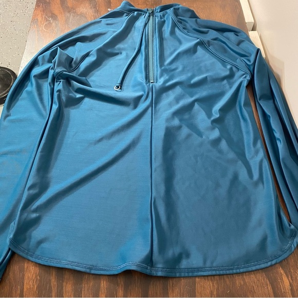 All In Motion Womens 1 Pc Swim Shirt Blue Size Large - Picture 5 of 9